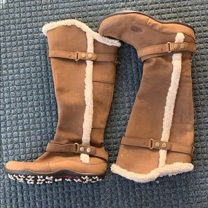 Women’s knee high north face winter boots
